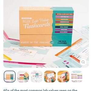 Nurse in the making NCLEX Lab Value Flashcards